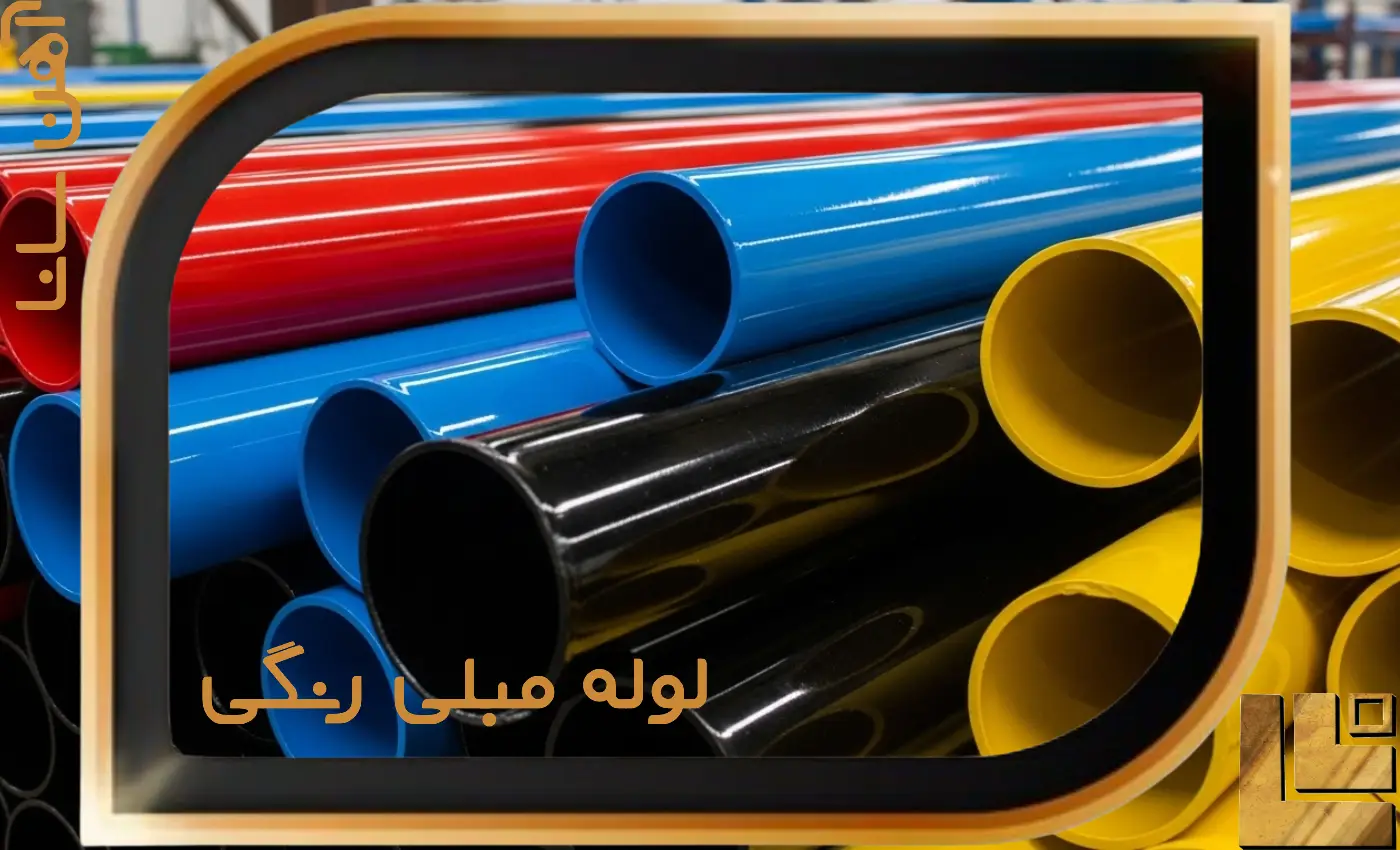 لوله مبلی رنگی